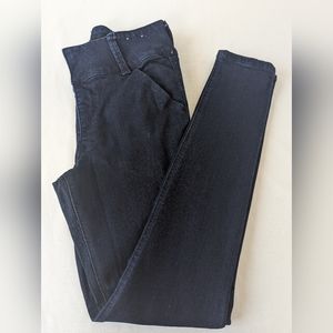 Express Stretch +Denim Perfect Leggings High Rise Dark Blue Size 10R